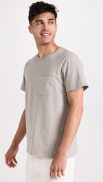 Madewell Men's All Day Pocket Tee, Steel Dawn, Grey, L
