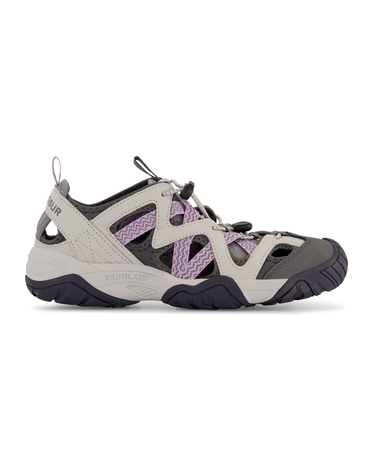 ZeroXposur Womens Umpqua River Sandals - Closed Toe Sandals for Women - Water Sandals for Women (Lilac Hint, 9.5)
