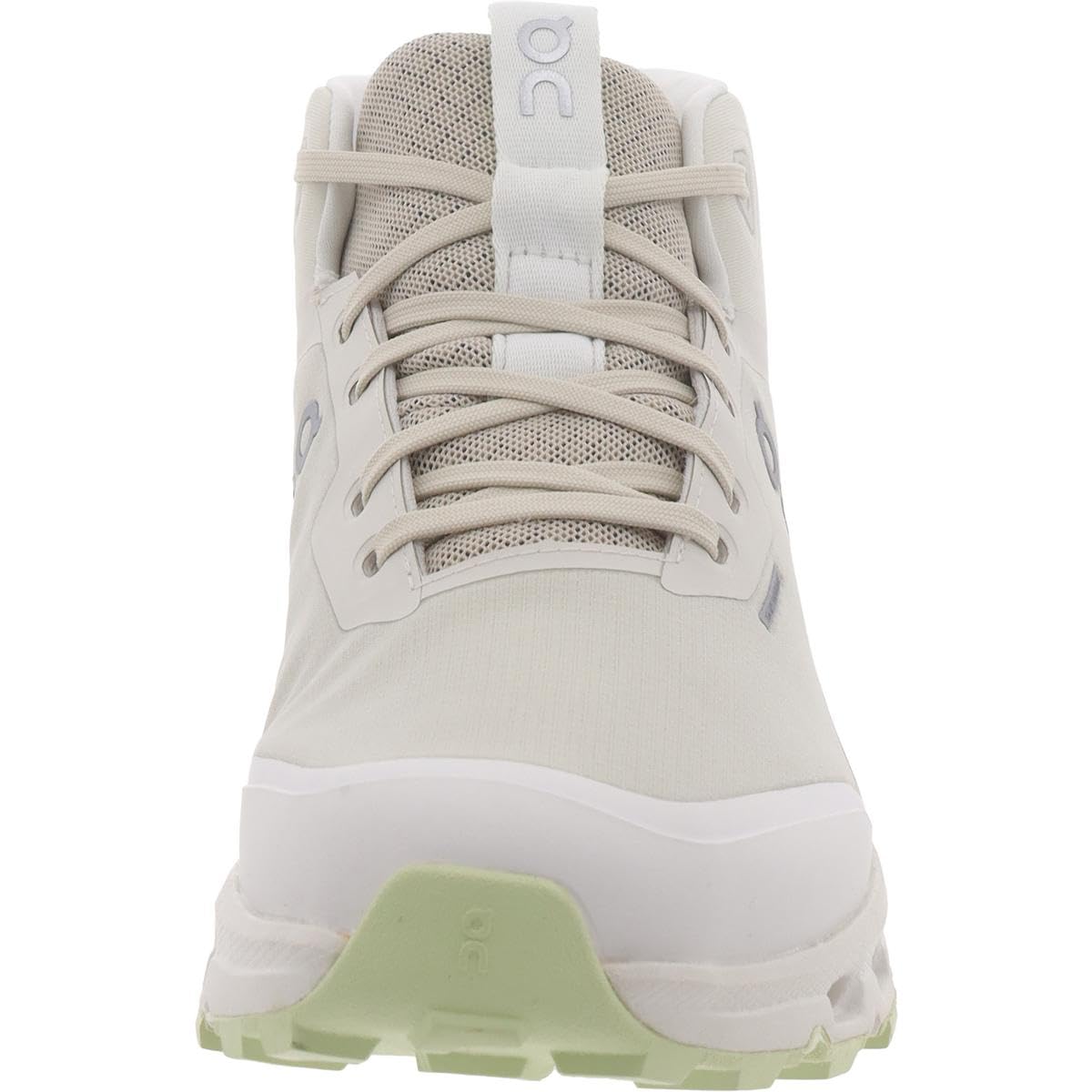 On Women's Cloudroam Waterproof Sneakers, Ice | Limelight, Grey, 6.5 Medium US