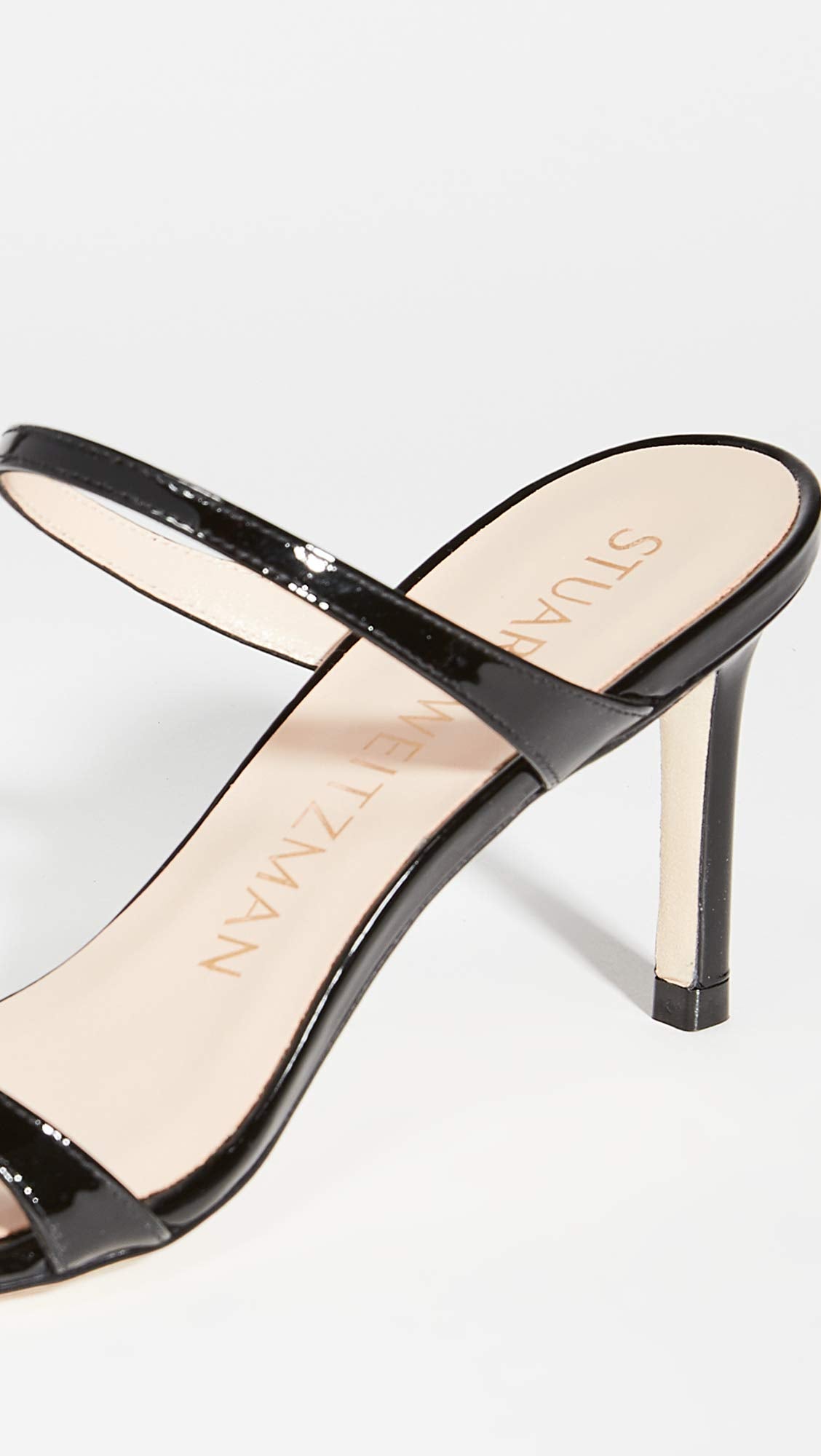 Stuart Weitzman Aleena 75 Black Patent 9.5 M