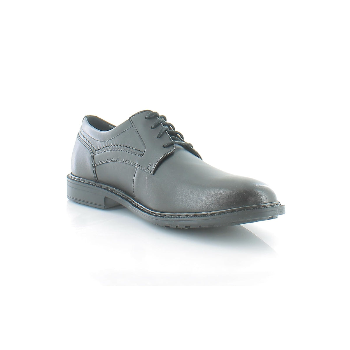 Rockport Men's Tanner Plain Toe Oxford Black Full Grain Leather 10 M