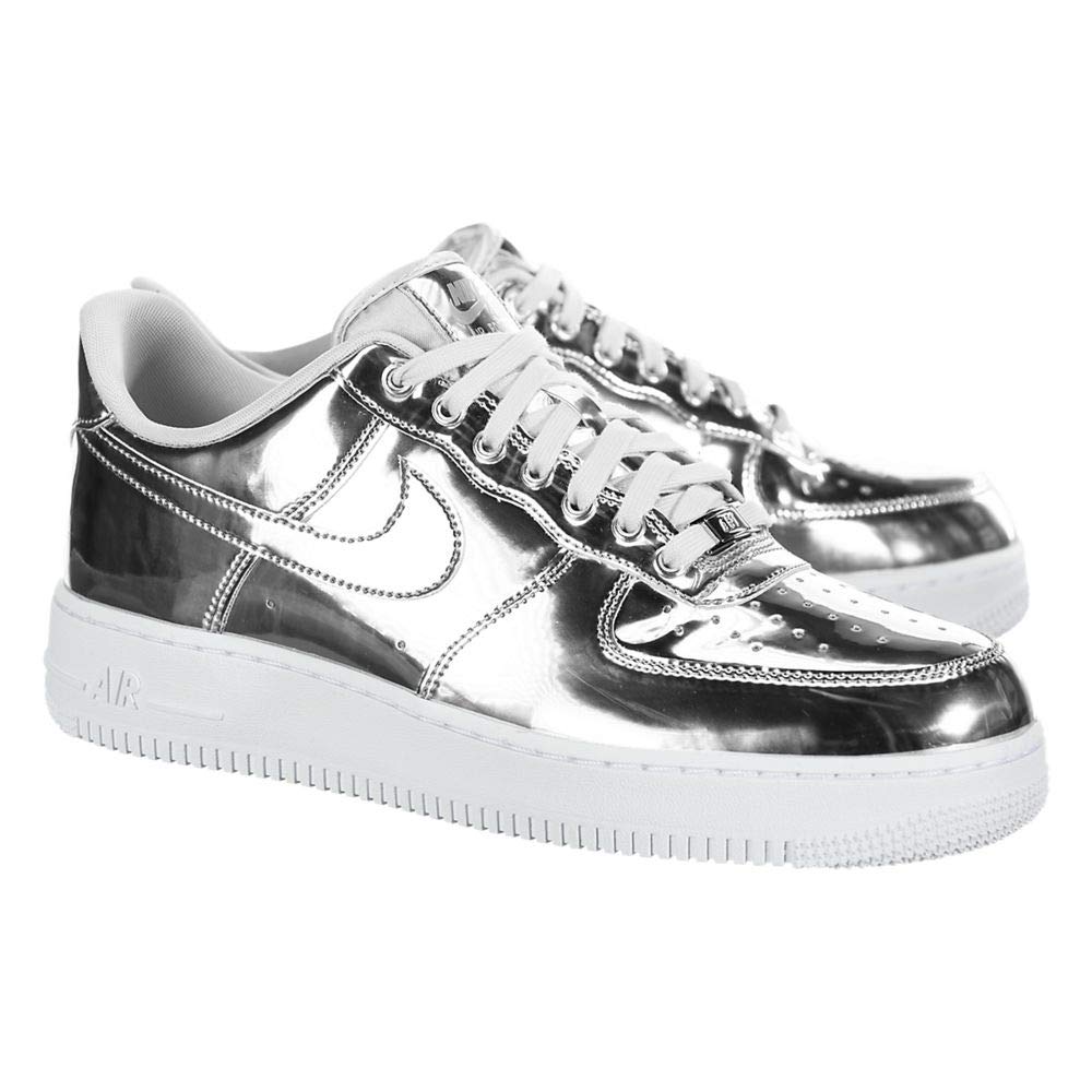 Nike Women's Air Force 1 '07 shoe, Black/Metallic Gold, 12