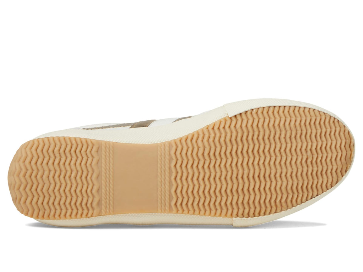 Gola Women's Badminton Sneaker, Off-White/Gold, 8.5