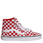 Vans Unisex Filmore Hightop Platform Sneaker - Tonal Checkerboard Red 10