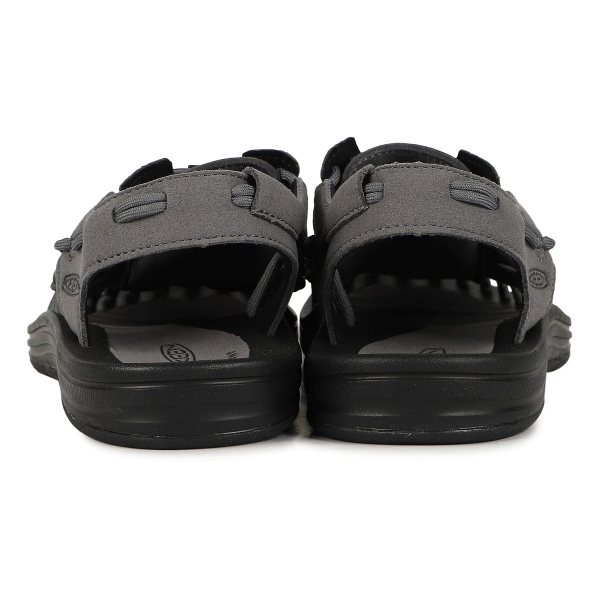 KEEN Men's Uneek Classic Two Cord Sandals, Magnet/Black, 10.5