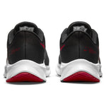 NIKE Men's Race Running Shoe, Black University Red White Dk Smoke Grey, 9