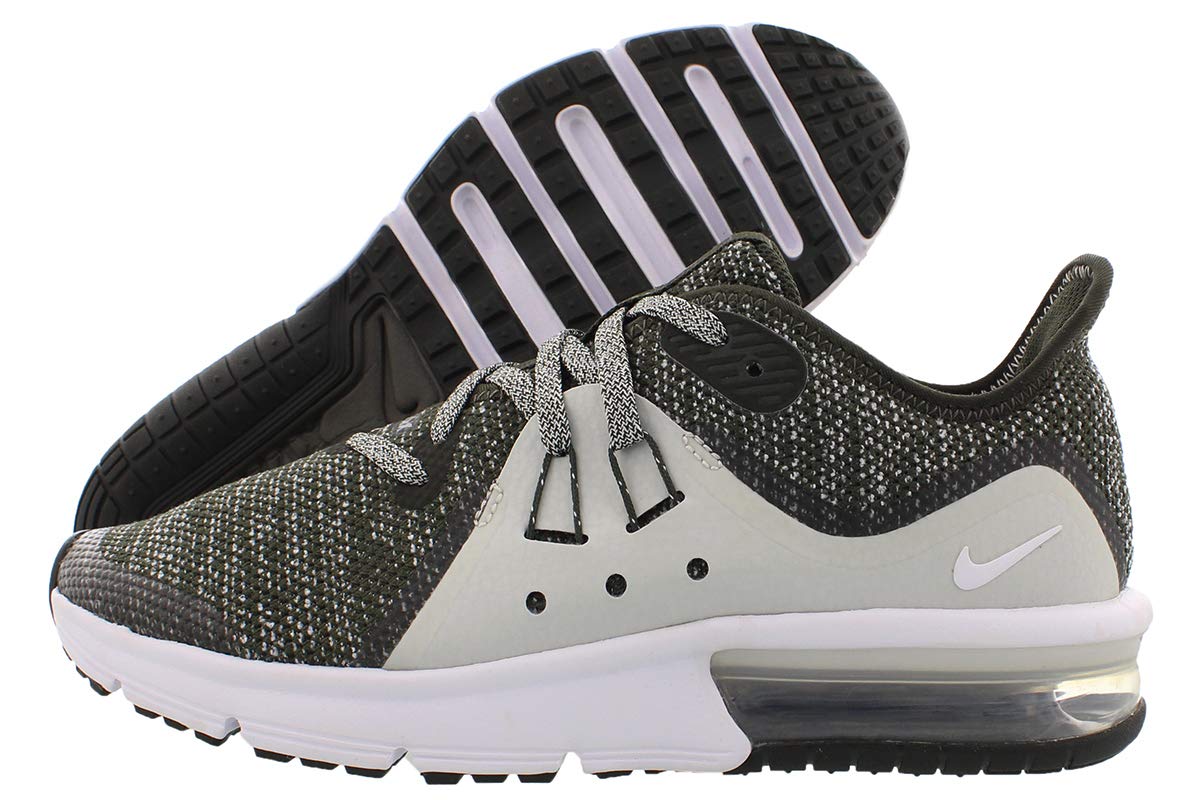 Nike Air Max Sequent 3 GS Running Trainers 922884 Sneakers Shoes (UK 4 US 4.5Y EU 36.5, Sequoia Light Bone 300)
