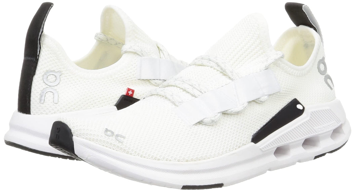 On Women's Cloudeasy Sneakers, Undyed-White | Black, 11 Medium US