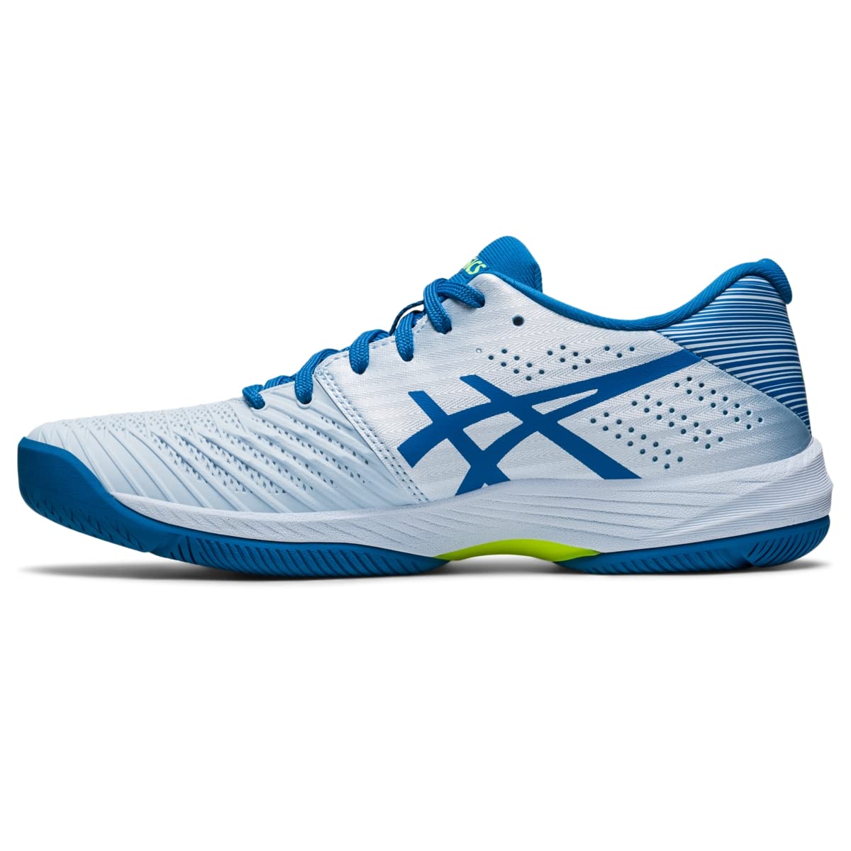 ASICS Women's Solution Swift FlyteFoam Tennis Shoes, 8.5, Sky/Reborn Blue