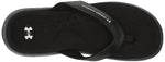 Under Armour Women's Ignite Pro Marbella Graphic Flip Flop Slide Sandal 9 (001) Black/Black/White