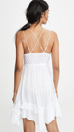 Free People Women's Adella Slip Dress, White, M