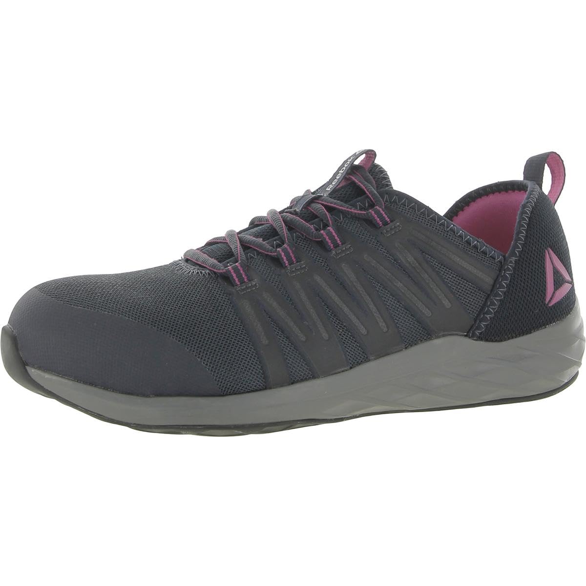 Reebok Work Women's Astroride Steel Toe Static Dark Navy and Purple - 6 Medium