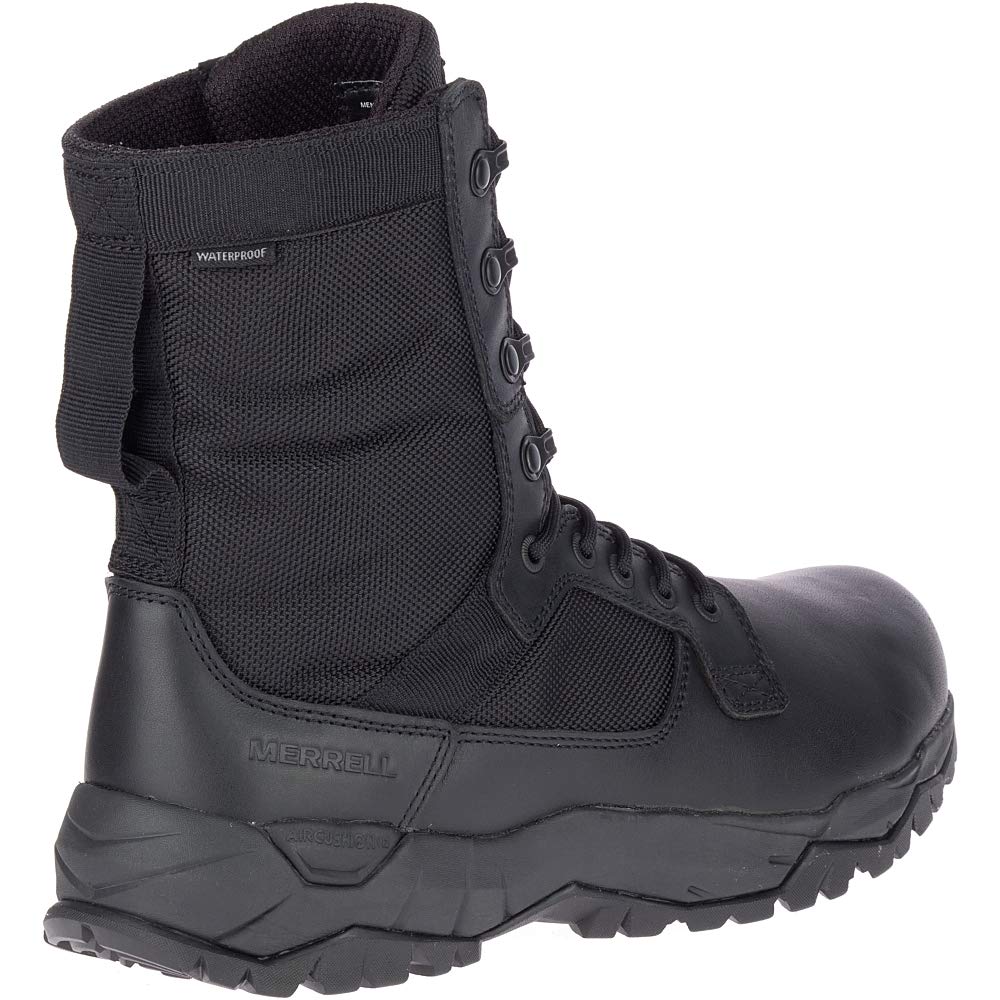 Merrell Mqc Patrol Work Waterproof Unisex Boots, Black, 7, Wide Width