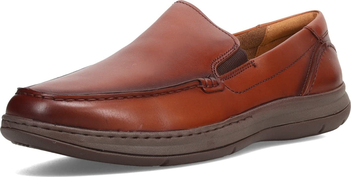 Florsheim Central Moc Toe Venetian Loafer Cognac Smooth Leather 7 M (D)