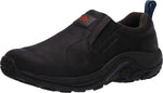 Merrell Men's Jungle Moc Leather Slip Resistant Industrial Shoe, Black, 7.5