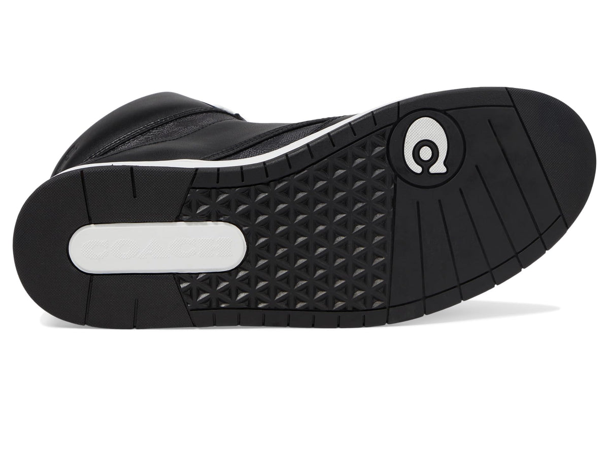 Coach C202 Signature High-Top Sneaker Grey 9.5 D (M)