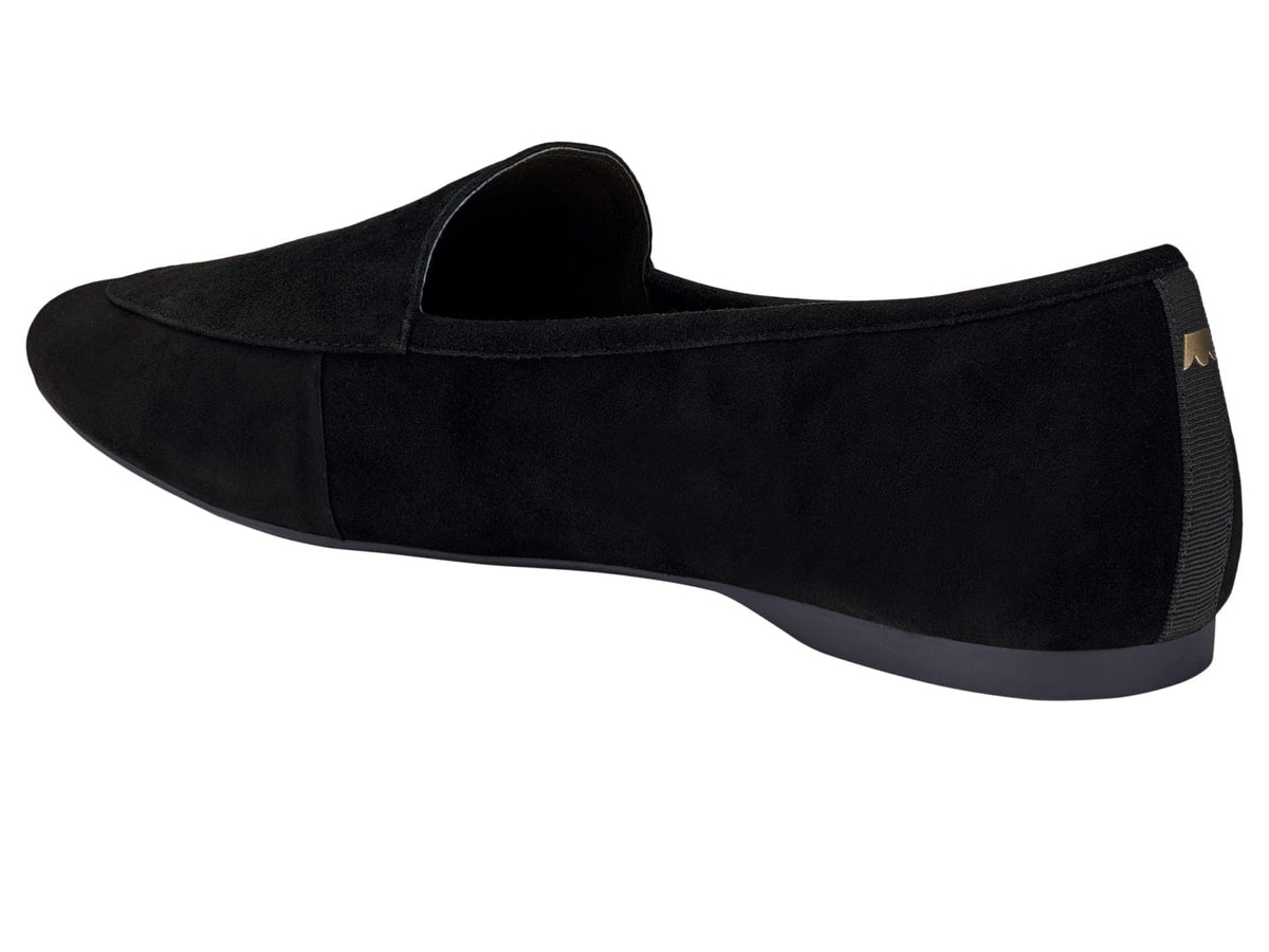 Birdies Women's Vesper Flat Mary Jane, Black Suede, 11