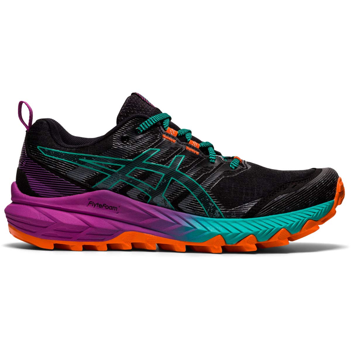 ASICS Women's Gel-Trabuco 9, Black/Baltic Jewel, 9.5 Medium