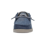 Hey Dude Boy's Wally Youth Blue Size 1 | Boy’s Shoes | Boy's Lace Up Loafers | Comfortable & Light-Weight