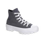 Converse Women's Chuck Taylor All Star Lugged High Top Sneaker Grey 7.5