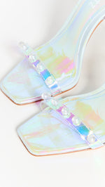 SCHUTZ Women's Pietra Sandal Sandals, Multicolor, 8 Medium US