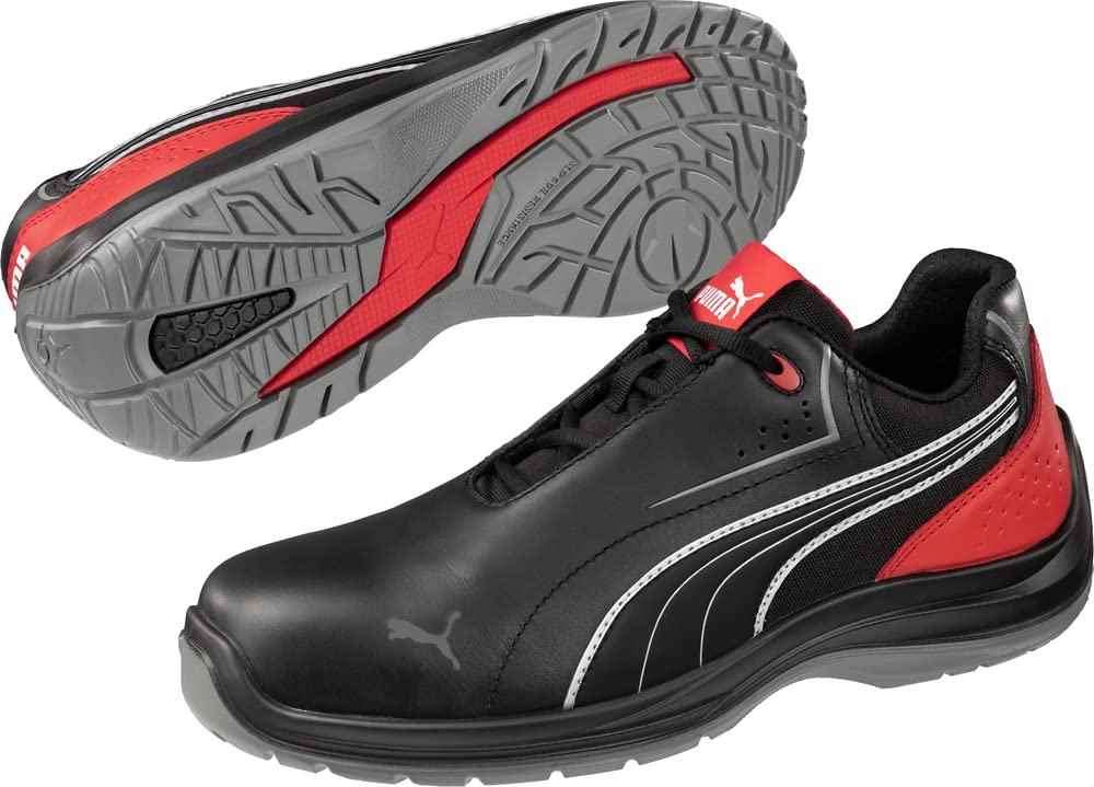 PUMA Men's Touring Black Low Industrial Shoe, 9