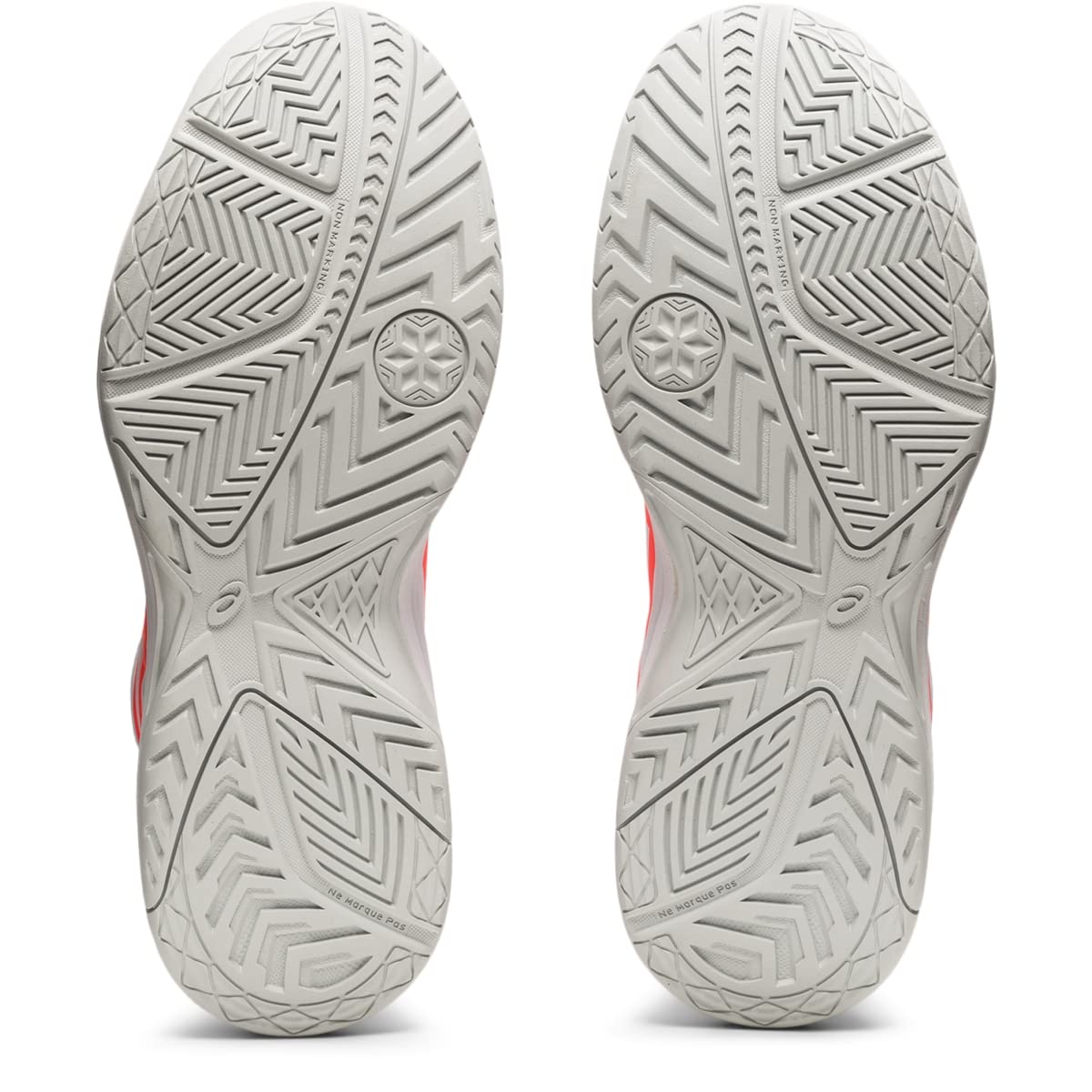 ASICS Women's Upcourt 4 Indoor Sport Shoes, 7, White/Sunrise RED