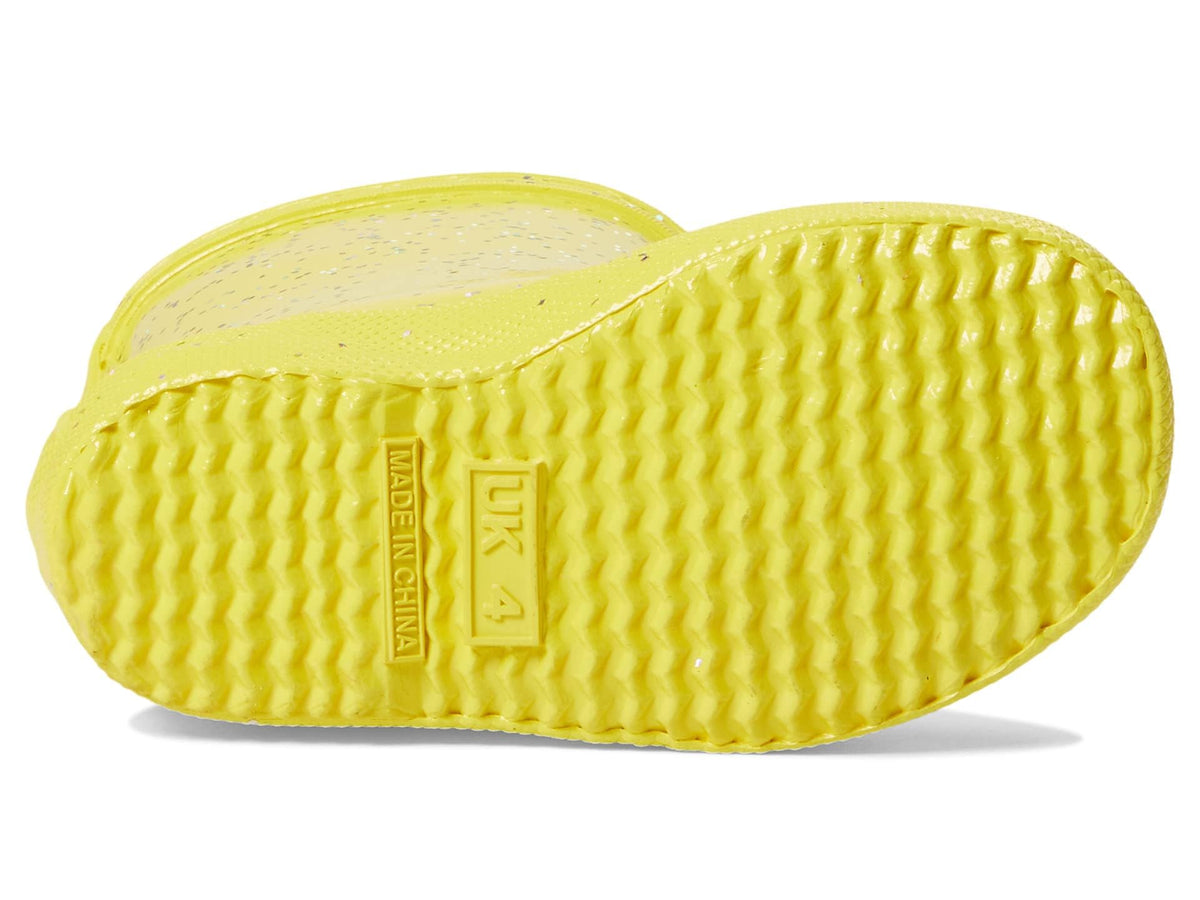 Hunter Kids Original First Classic Giant Glitter Wellington Boots (Toddler/Little Kid) - Boots for Kids Illuminating Yellow 10 Toddler M