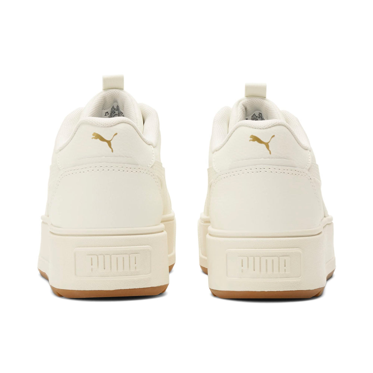 PUMA Women's Karmen Rebelle 8.5 Warm White-puma Team Gold