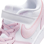 Nike Court Borough Low 2 SE (Little Kid) White/Pink Foam 11 Little Kid M