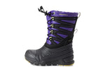 Merrell Snow Quest Lite 3.0 Waterproof Boot, Purple/Citron, 4 US Unisex Big Kid