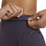 Nike Women's One Luxe Icon Clash Training Leggings (Dark Raisin/Black, X-Small)