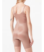 SPANX® Thinstincts 2.0 Open-Bust Midthigh Bodysuit for Women – Breathable and Contoured – Blended Fabric Open-Bust Midthigh Bodysuit Cafe Au Lait XL - Regular One Size