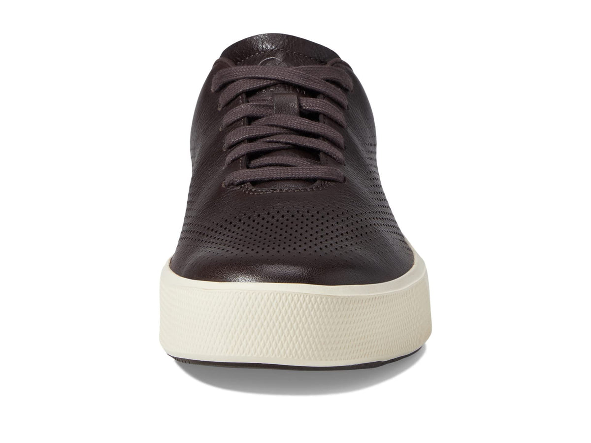 Cole Haan Grandpro Crew Laser Dark Chocolate/Ivory/Syrah 7 W - Wide