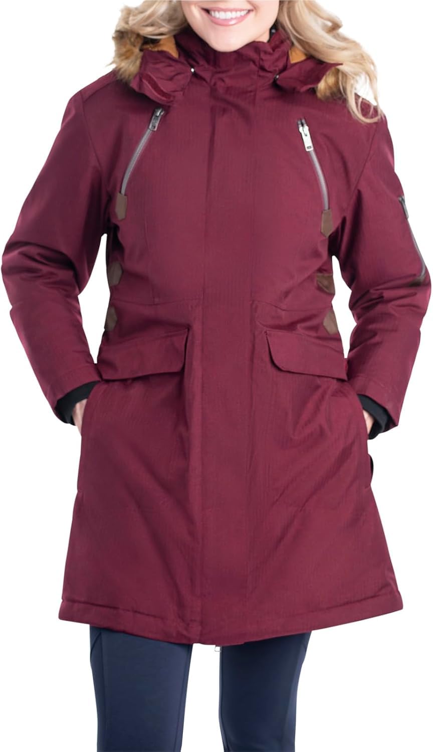 Legendary Whitetails Women's Anchorage Parka, Rusty Maroon, X-Large