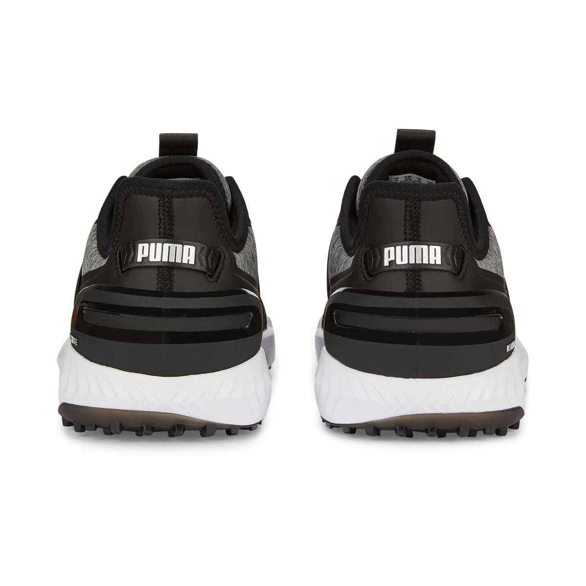 PUMA Golf Men's Ignite Elevate Golf Shoe, Puma Black-Puma Silver, 14