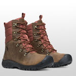 KEEN Women's Greta Waterproof Snow Boot, Toasted Coconut/Redwood, 7 D (Medium) US