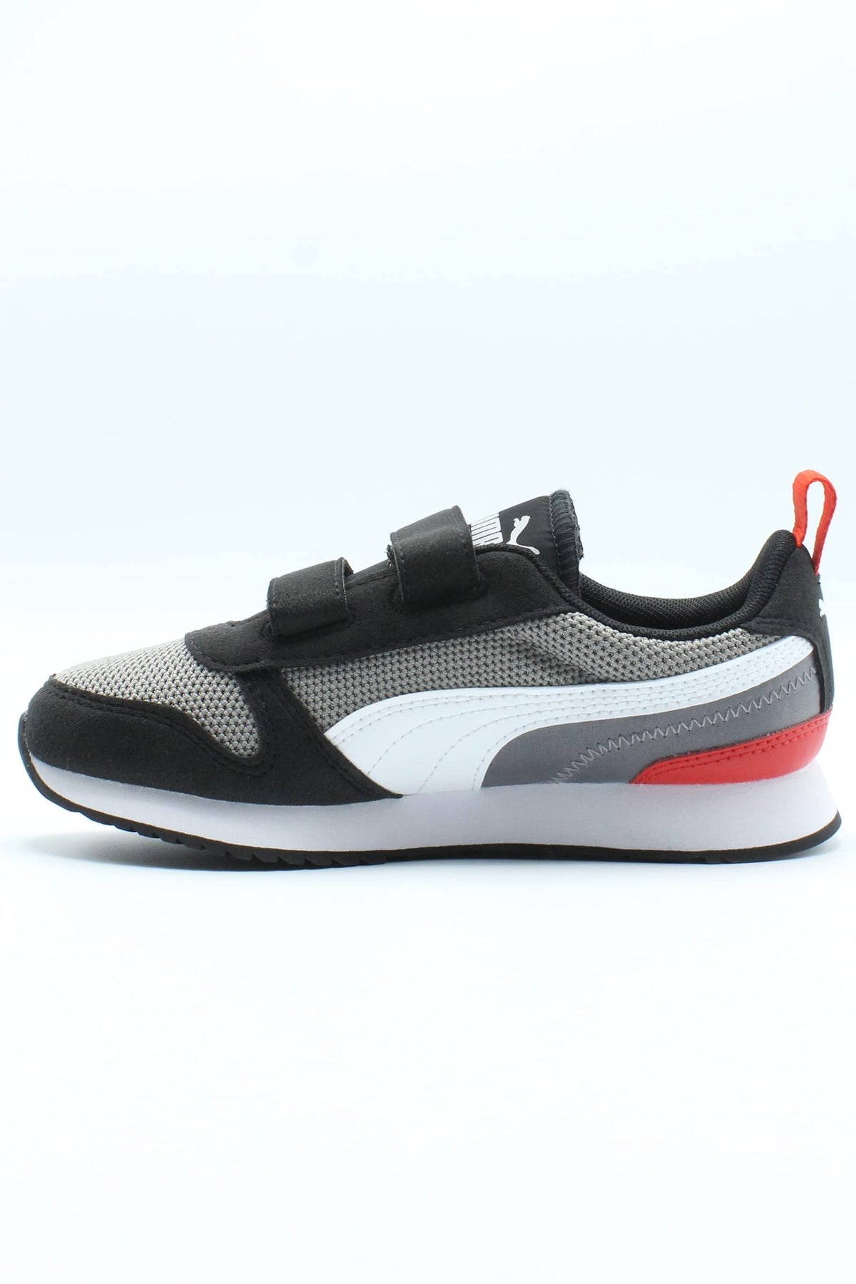 PUMA R78 Hook and Loop (Little Kid) Steel Gray/Puma White/Puma Black 13.5 Little Kid M