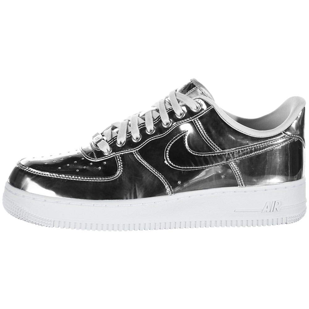 Nike Women's Air Force 1 '07 shoe, Black/Metallic Gold, 12