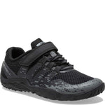 Merrell Trail Glove 5 Alternative Closure Hiking Sneaker, Black, 1.5 US Unisex Big Kid