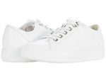 Paul Green Hadley Sneaker White Silver Mc Leather at 4.5 (US Women's 7) M
