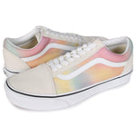 Vans Men's Old Skool Sneaker, (Aura Shift) Multi/True White, Size 5.5