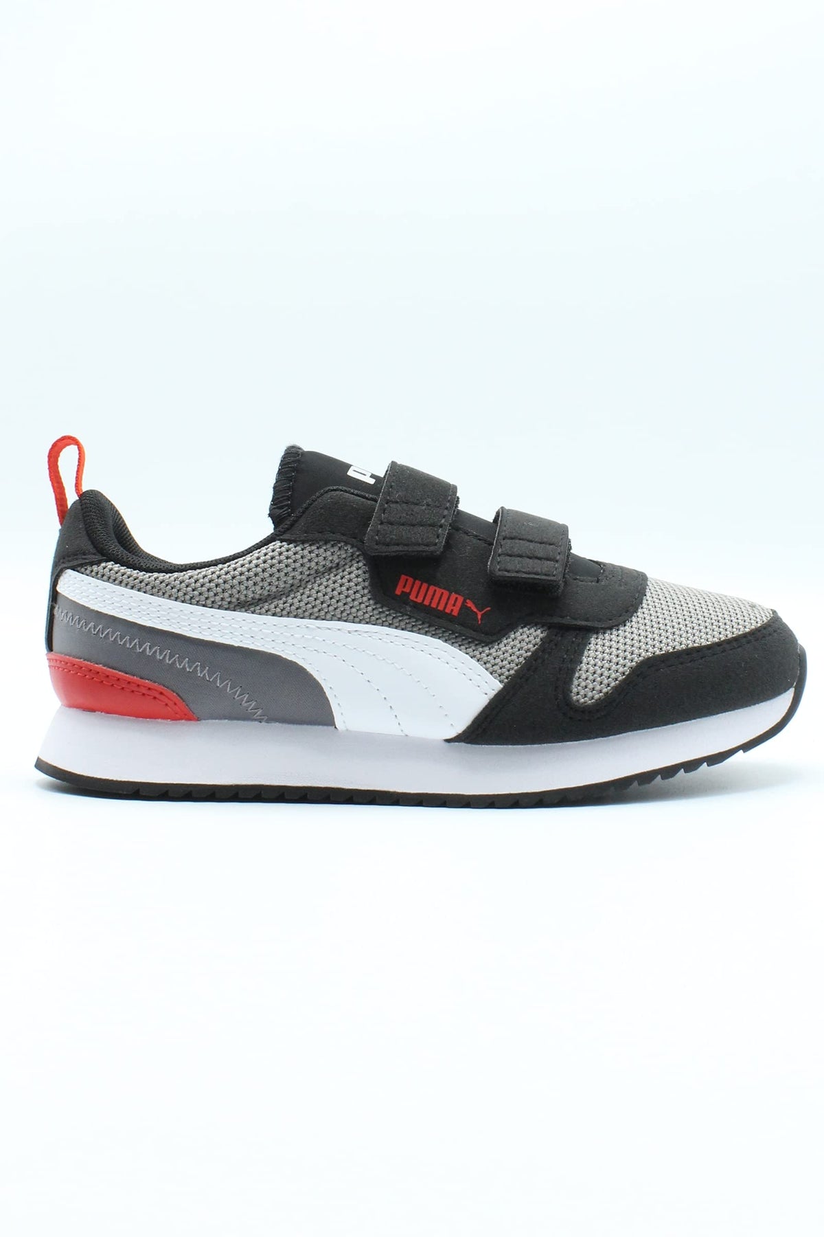 PUMA R78 Hook and Loop (Little Kid) Steel Gray/Puma White/Puma Black 13.5 Little Kid M
