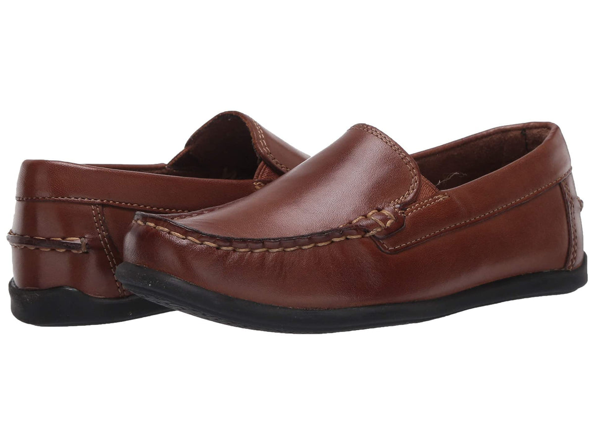 Florsheim Boy's Jerod Venetian Jr. (Toddler/Little Kid/Big Kid) Saddle Tan 6.5 Big Kid M