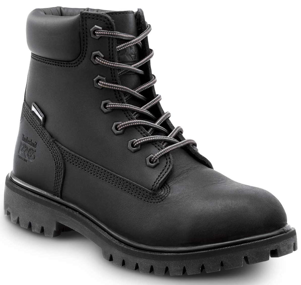 Timberland PRO 6IN Direct Attach Women's, Black, Soft Toe, EH, MaxTrax Slip Resistant, WP/Insulated Boot (9.0 M)