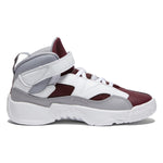 Jordan Jumpman Trey Two (Little Kid) White/White/Cherrywood Red/Light Steel Grey 2 Little Kid M