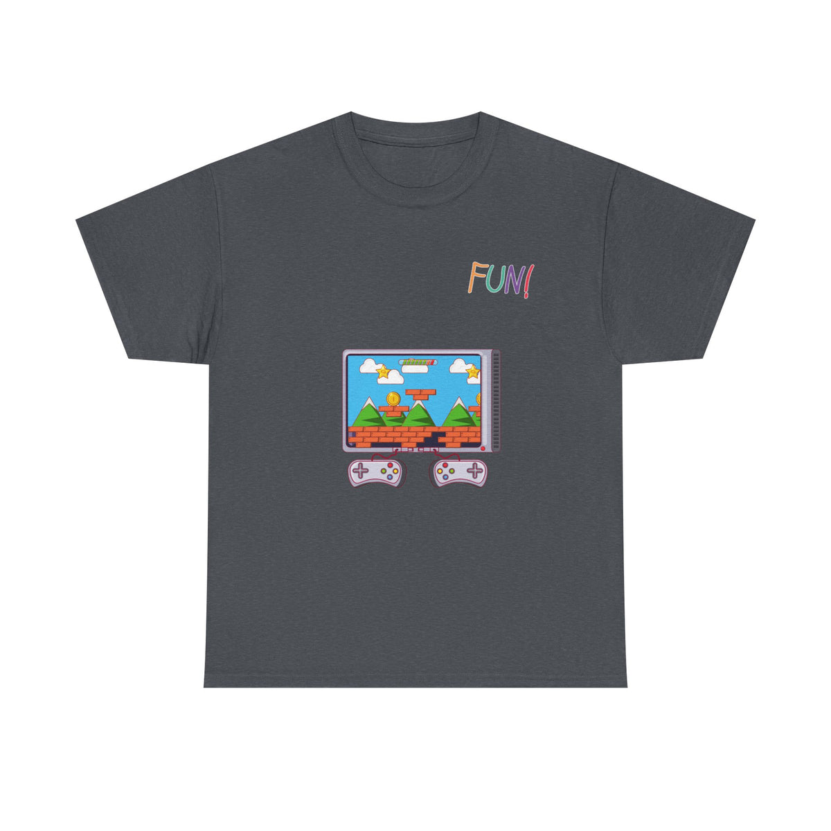 "FUN!!" Retro Gaming T-Shirt