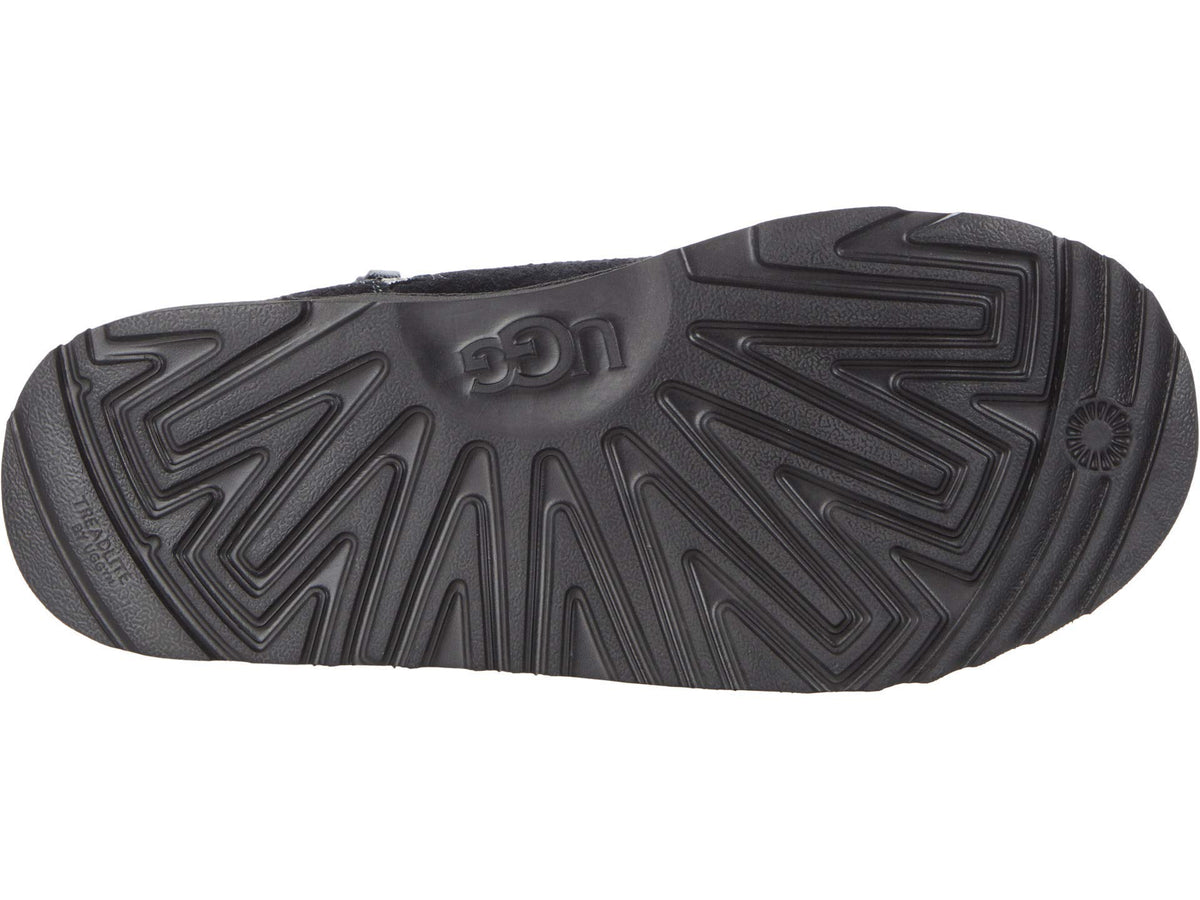 UGG Classic Short Dual Zip II (Toddler/Little Kid/Big Kid) Black 13 Little Kid M