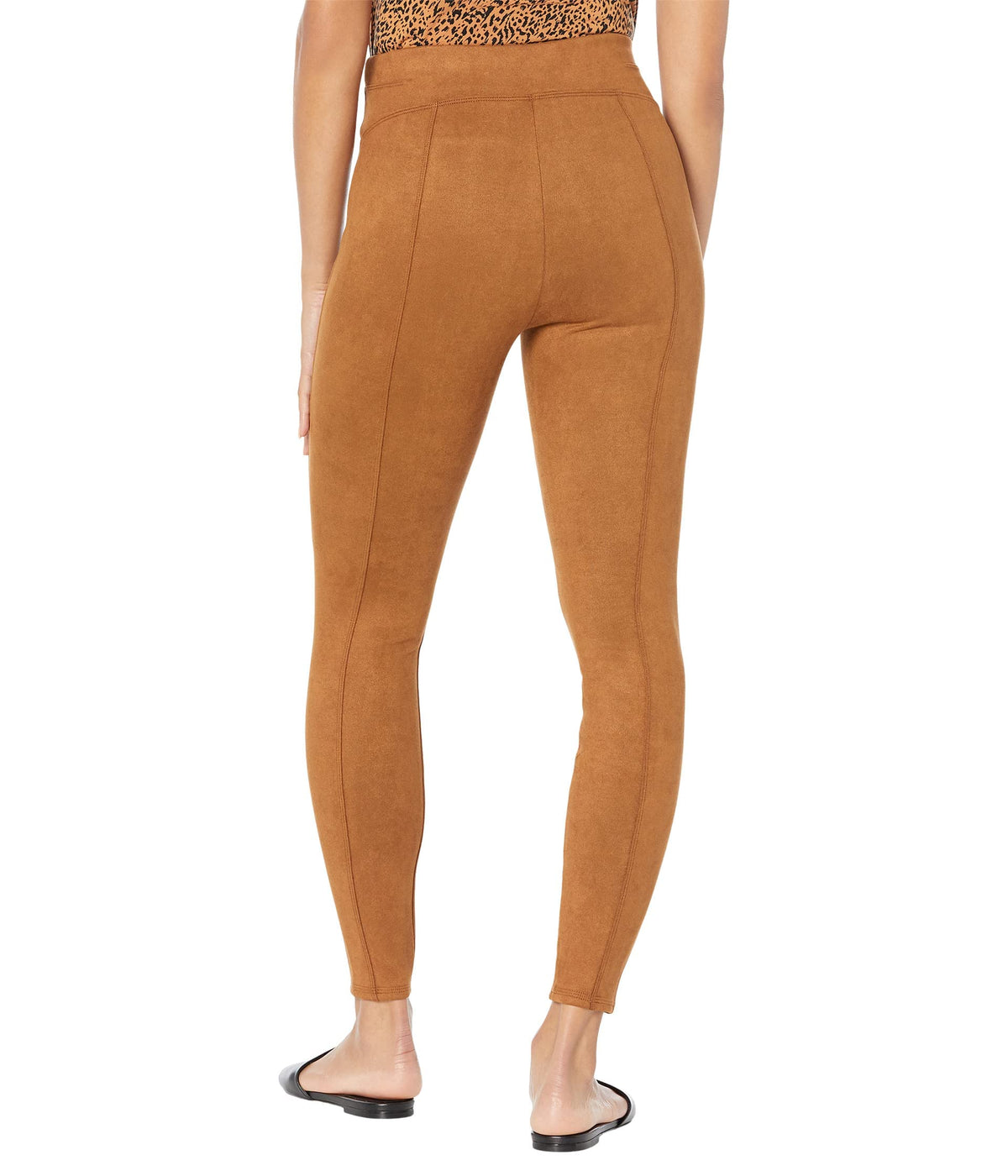 SPANX Faux Suede Leggings Rich Caramel 2X - Regular 27