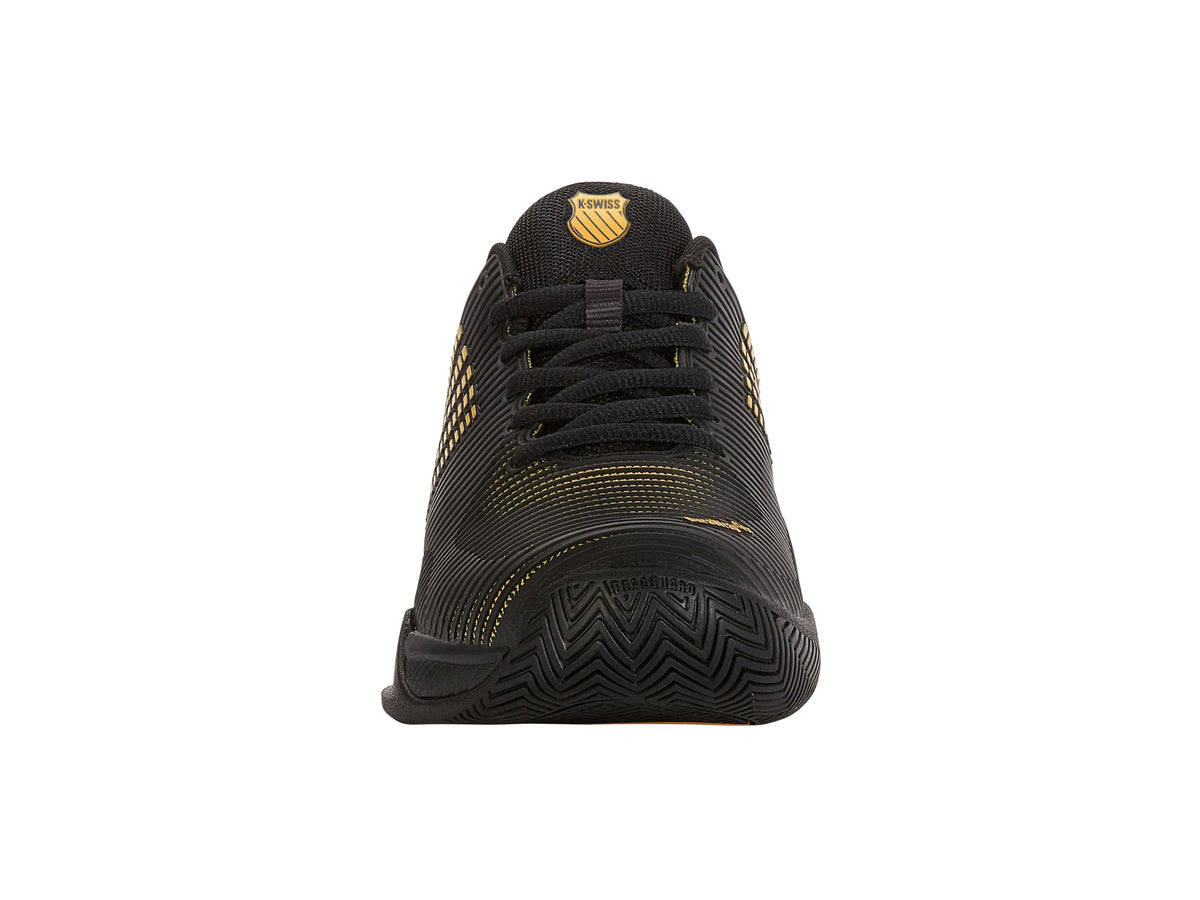 K-Swiss Men's Hypercourt Express 2 Tennis Shoe, Moonless Night/Amber Yellow, 9.5 W